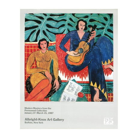 Henri Matisse // La Musique // 1986 Offset Lithograph