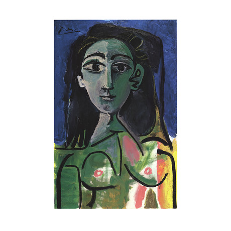 Pablo Picasso // Buste de Femme (Jaqueline) // Offset Lithograph