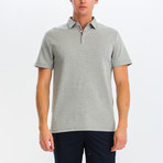 Zach Short Sleeve Polo Shirt // Gray (L)