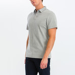 Zach Short Sleeve Polo Shirt // Gray (M)