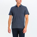 David Short Sleeve Polo Shirt // Navy (M)