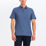 Ryan Short Sleeve Polo Shirt // Blue (M)