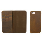 Artisan Wallet Case // Brown (iPhone 11)