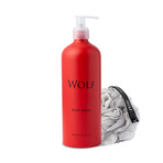 Body Wash with Loofa (Sandalwood, Orange, Peppermint)