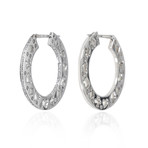 Piero Milano 18k White Gold Diamond Earrings IV