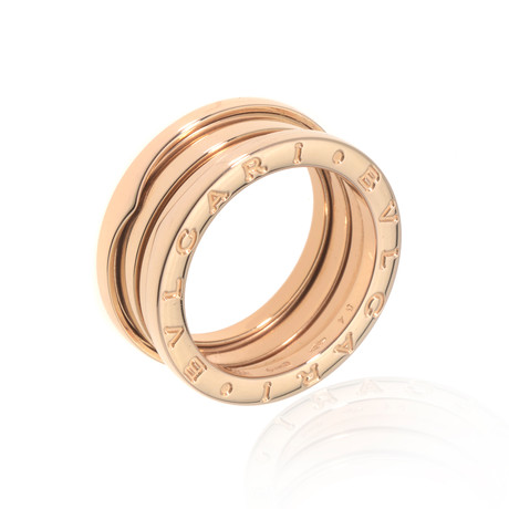 Bulgari 18k Rose Gold B Zero Ring // Ring Size: 10