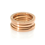 Bulgari 18k Rose Gold B Zero Ring // Ring Size: 10