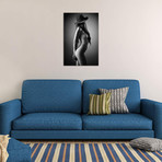 Nude Woman With A Hat // Johan Swanepoel (26"W x 40"H x 1.5"D)