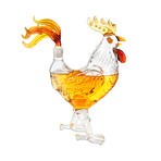 Rooster Shaped Decanter