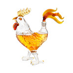 Rooster Shaped Decanter