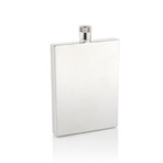 Squarely Sophisticated Flask // 3 oz (Silver)