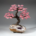 The Love Tree // Rose Quartz Tree + Amethyst Matrix // Custom v.2