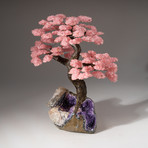 The Love Tree // Rose Quartz Tree + Amethyst Matrix // Custom v.6