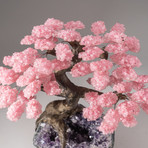 The Love Tree // Rose Quartz Tree + Amethyst Matrix // Custom v.5
