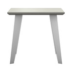 Amsterdam Outdoor Side Table // White Sand Concrete // Set of 2 (Set of 2)