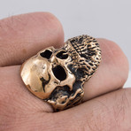 Bearded Skull Ring (11.5)