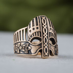 Viking Helmet + Norse Ornament Ring (10)