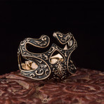 Skull + Ornament Ring (10.5)