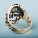Viking Helmet Ring (11.5)