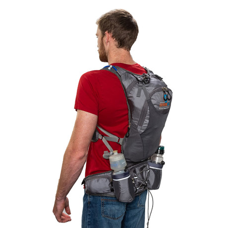 Personal Cooling System Back Pack + Waist Pack Extension // Gray (Waist Sizes 30" - 54")