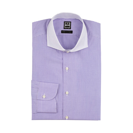 Fredrick Cut-Away Spread Collar Shirt II // Purple (15-32/33)