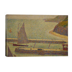 Port En Bressin // Georges Seurat (40"W x 26"H x 1.5"D)