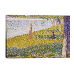 Women on the River Bank, c.1884-85 // Georges Seurat (40"W x 26"H x 1.5"D)