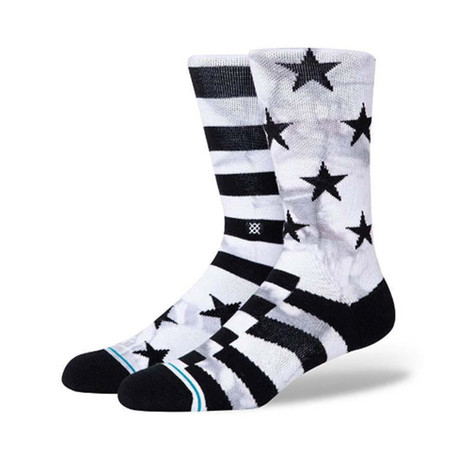 Five Star Socks // White // 6-Pack (M)
