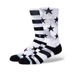Five Star Socks // White // 6-Pack (L)