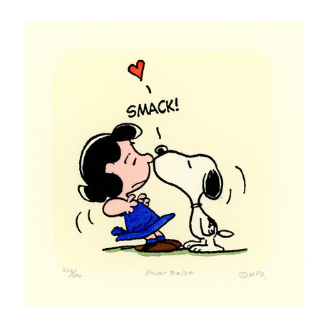 Lucy van Pelt + Snoopy (Unframed)