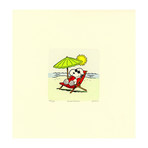 Snoopy // Beach (Framed)