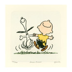 Charlie Brown + Snoopy // Happy (Unframed)