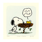 Snoopy + Woodstock // Nest (Unframed)