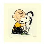 Charlie Brown + Snoopy // Smile (Framed)