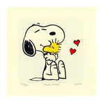 Snoopy + Woodstock // Heart (Unframed)