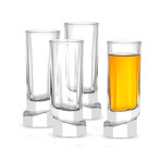 Octagon Collection // Set of 2 Whiskey + 2 Martini + 4 Shot Glasses