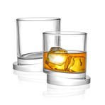 Round Collection // Set of 2 Whiskey + 2 Martini + 4 Shot Glasses