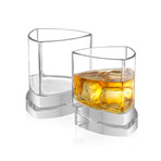 Triangle Collection // Set of 2 Whiskey + 2 Martini + 4 Shot Glasses
