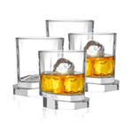 Octagon Whiskey Glasses // Set of 4