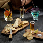 Triangle Collection // Set of 2 Whiskey + 2 Martini + 4 Shot Glasses