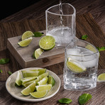 Revere Triangle Double Old Fashioned Glasses // 13 oz // Set of 4