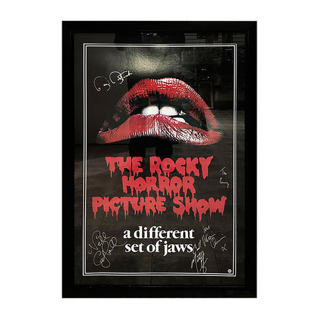 The Rocky Horror Picture Show // Cast Signed // Framed Autographed Movie Poster