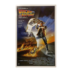 Michael J. Fox + Christopher Lloyd // Back to the Future // Framed Autographed Movie Poster