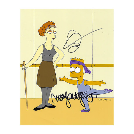 Susan Sarandon + Nancy Cartwright // The Simpsons // Autographed Photo