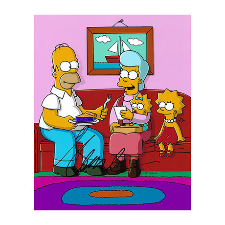 Glenn Close // The Simpsons // Autographed Photo