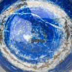 Lapis Lazuli Sphere + Acrylic Display Stand v.1