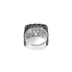 John Hardy Sterling Silver Classic Chain Ring // Ring Size: 11