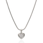 John Hardy Sterling Silver White Sapphire Classic Chain Necklace