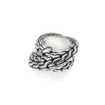 John Hardy Sterling Silver Classic Chain Ring // Ring Size: 7