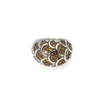 John Hardy Sterling Silver Citrine Legends Naga Ring // Ring Size: 7